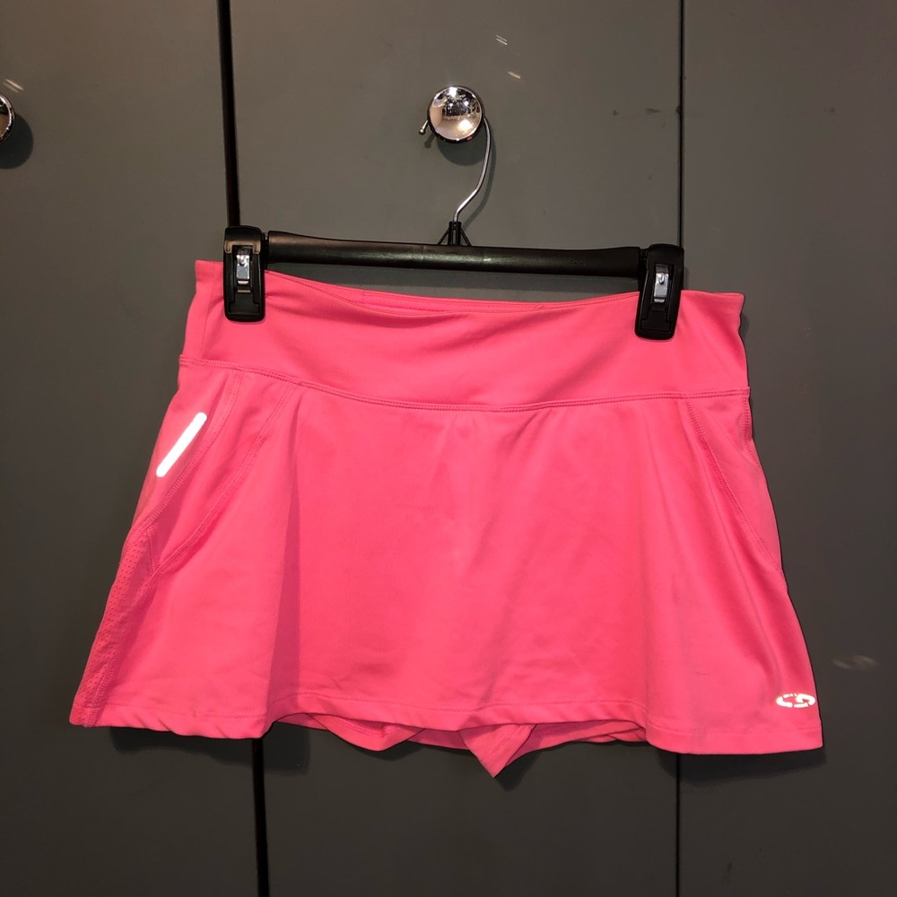 Hot pink athletic skort
